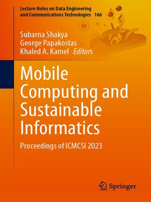 cover image of Mobile Computing and Sustainable Informatics